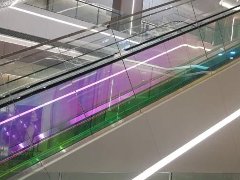 電梯炫彩藍案例